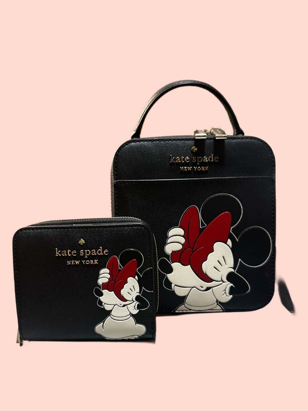 Disney x Kate Spade New York Minnie Mouse Daisy Vanity Crossbody and Wallet Set